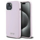 Dkny Etui DKNY Liquid Silicone Small Metal Logo MagSafe na iPhone 15 / 14 / 13 - różowe