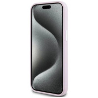 Dkny Etui DKNY Liquid Silicone Small Metal Logo MagSafe na iPhone 15 / 14 / 13 - różowe