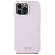 Dkny Etui DKNY Liquid Silicone Small Metal Logo MagSafe na iPhone 15 Pro Max - różowe