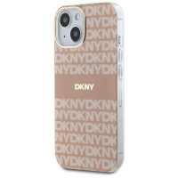 Dkny IML Mono & Stripe MagSafe case for iPhone 15 / 14 / 13 - pink