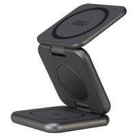 Audi Big Logo foldable inductive charger 3in1 0 - gray