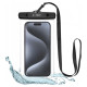 Tech-Protect UWC7 waterproof case universal for smartphones up to 6.9" - black