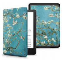 Tech-Protect SmartCase for Kindle Paperwhite V / 5 / Signature Edition - Blue with Sakura Flowers