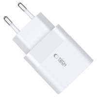 Tech-Protect C30W charger USB-C PD 30W / USB-A QC 3.0 - white
