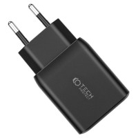Tech-Protect C35W-2 charger, 2x USB-C PD 35W - black