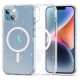 Tech-Protect FlexAir Hybrid MagSafe iPhone 13/14 Case - Clear Glitter