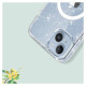 Tech-Protect FlexAir Hybrid MagSafe iPhone 13/14 Case - Clear Glitter
