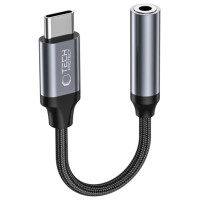 Tech-Protect UltraBoost USB-C / 3.5mm mini jack adapter - black