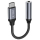 Tech-Protect UltraBoost USB-C / 3.5mm mini jack adapter - black