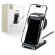 Tech-Protect QI15W-A26 Inductive Charger 15W 3in1 for Smartphone / Headphones / Apple Watch - Black