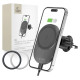 Tech-Protect MM15W-V1 Car Phone Holder with MagSafe 15W Inductive Charger for Air Vent - Black