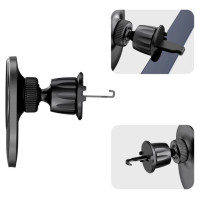 Tech-Protect MM15W-V1 Car Phone Holder with MagSafe 15W Inductive Charger for Air Vent - Black