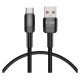 Tech-Protect UltraBoost Evo USB-C / USB-A cable 100W 5A 0.25m - black