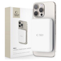 Tech-Protect LifeMag PB11 Powerbank with MagSafe 10000mAh 15W USB-C port - white + USB-C cable