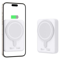 Tech-Protect LifeMag PB11 Powerbank with MagSafe 10000mAh 15W USB-C port - white + USB-C cable