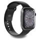 Puro Icon Silicone Strap for Apple Watch 38 / 40 / 41 mm - Black (2 pcs.)