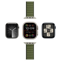 Puro Extreme Nylon Strap for Apple Watch 42 / 44 / 45 / 49 mm - Dark Green
