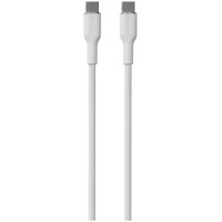 Puro Elektrik Puro Soft USB-C - USB-C 60W 1.5m silicone cable - white