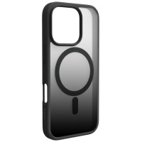 Puro Gradient MagSafe Silicone Case for iPhone 16 Pro - Black