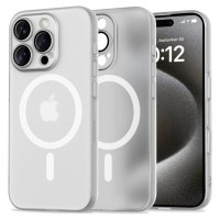 Tech-Protect MagSlim MagSafe Case for iPhone 16 Pro - White