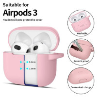 Tech-Protect Silicone Hook Case for Apple AirPods 3 - Pink