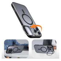 Tech-Protect MagStand MagSafe Case with Stand for iPhone 16 Pro - Semi-Transparent