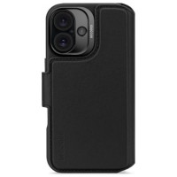 Decoded Leather Detachable Wallet MagSafe Case with Wallet for iPhone 16 - Black