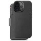 Decoded Leather Detachable Wallet MagSafe Case with Wallet for iPhone 16 - Black