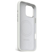 Decoded AntiMicrobial Silicone Backcover with MagSafe for iPhone 16 Pro Max - Gray