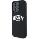 Dkny Silicone White Printed Logo MagSafe iPhone 16 Pro Case - Black