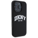 Dkny Silicone White Printed Logo MagSafe iPhone 16 Pro Case - Black