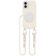 Tech-Protect MagNecklace MagSafe Case with Lanyard for iPhone 16 - Beige