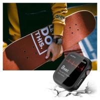 Tech-Protect Defense360 Tempered Glass Case for Apple Watch 10 (42mm) - Clear