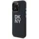 Dkny Liquid Silicone Metal Logo iPhone 16 Pro Max Case - Black