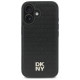 Dkny Repeat Pattern Stack Logo MagSafe iPhone 16 Case - Black