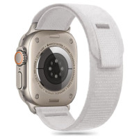 Tech-Protect Nylon Stripe Strap for Apple Watch 6 / 7 / 8 / 9 / 10 / SE / Ultra 1 / 2 (44 / 45 / 46 / 49 MM) - Gray