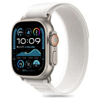 Tech-Protect Nylon Stripe Strap for Apple Watch 6 / 7 / 8 / 9 / 10 / SE / Ultra 1 / 2 (44 / 45 / 46 / 49 MM) - Gray