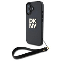 Dkny Wrist Strap Stock Logo iPhone 16 Case - Black
