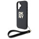 Dkny Wrist Strap Stock Logo iPhone 16 Case - Black