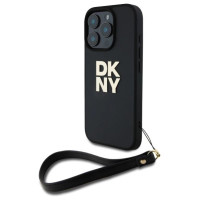 Dkny Wrist Strap Stock Logo iPhone 16 Pro Max Case - Black