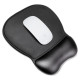 Wozinsky Ergonomic Mouse Pad and Wrist Rest Gel Eco Leather Large Anti-Slip - Black