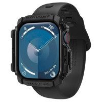 Spigen Rugged Armor Case for Apple Watch 10 46mm - Black