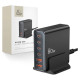 Tech-Protect DC80W-GAN 6-PORT PD80W/QC3.0 Charging Station - Black