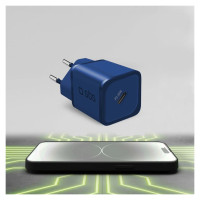 SBS TETRGAN1C20B 20W GaN Wall Charger with Power Delivery - Blue