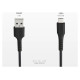 SBS LTHL200 USB-A - Micro-USB Cable 1m - Black
