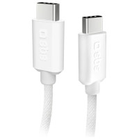 SBS TECABLETISSUETCCG USB-C - USB-C 1.5m 60W braided cable - gray