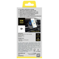 SBS Qi2 Wireless Charger Holder SBS TESUPPVENTWIRQI215W Compatible with MagSafe - Black