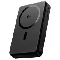 Baseus Airpow II 10000mAh Qi2 Power Bank with MagSafe 22.5W with Baseus Simple Series USB-C Cable - USB-C 20V/3A (30cm) - Black