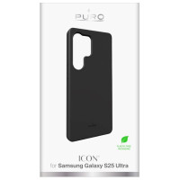 Puro Icon Silicone Case for Samsung Galaxy S25 Ultra - Black