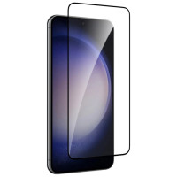 Puro Frame Tempered Glass with Black Frame for Samsung Galaxy S25 / S24